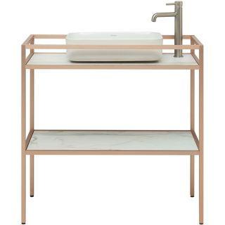 Консоль под раковину Allen Brau Liberty 90 1.33004.60 медь браш